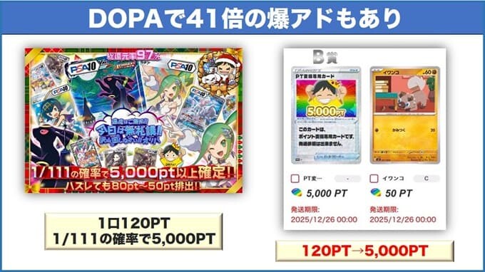 DOPA爆アド報告