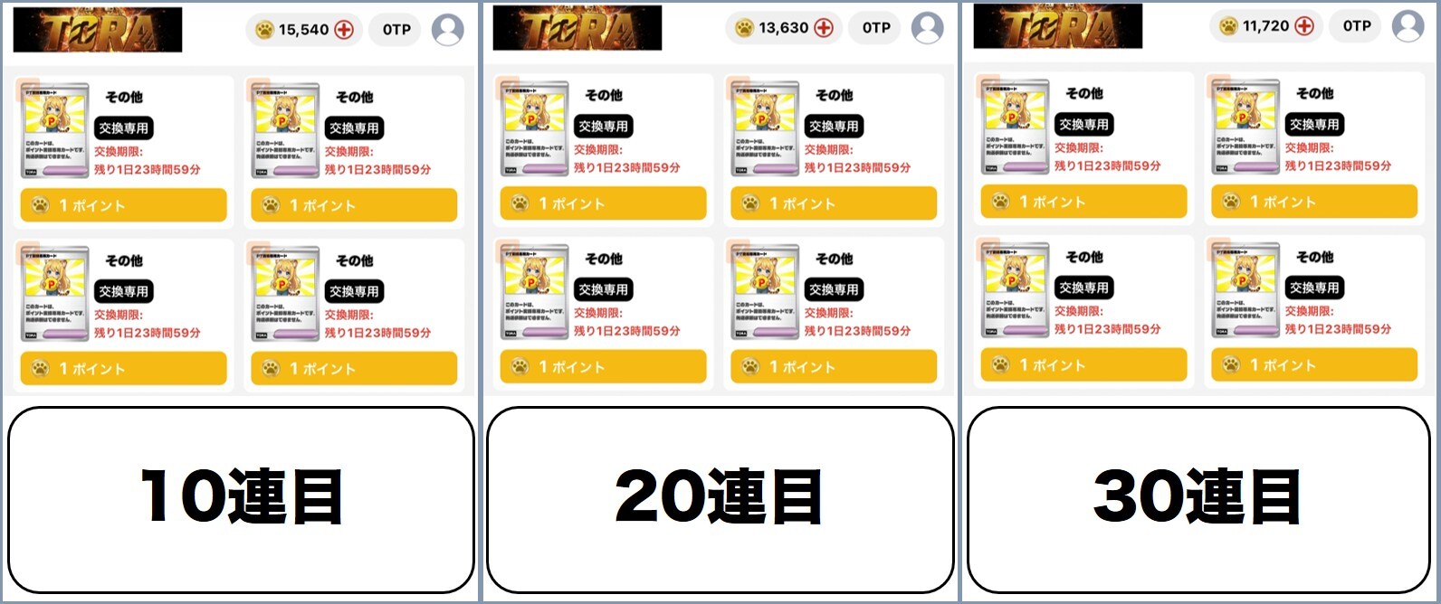 TORA 25thオリパ
